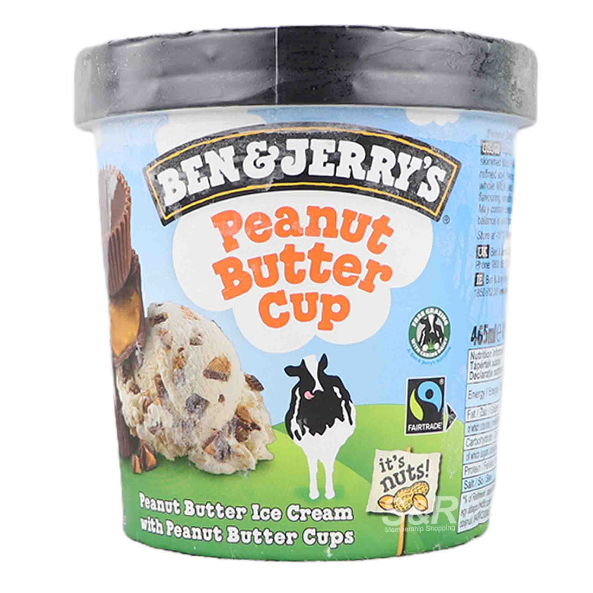 Ben & Jerry's Peanut Butter Cup Ice Cream 465mL